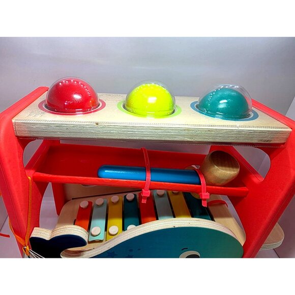 B. Toys Whale Xylo-Pound Bench & Xylophone Set For Ages 1+ - Picture 2 of 10